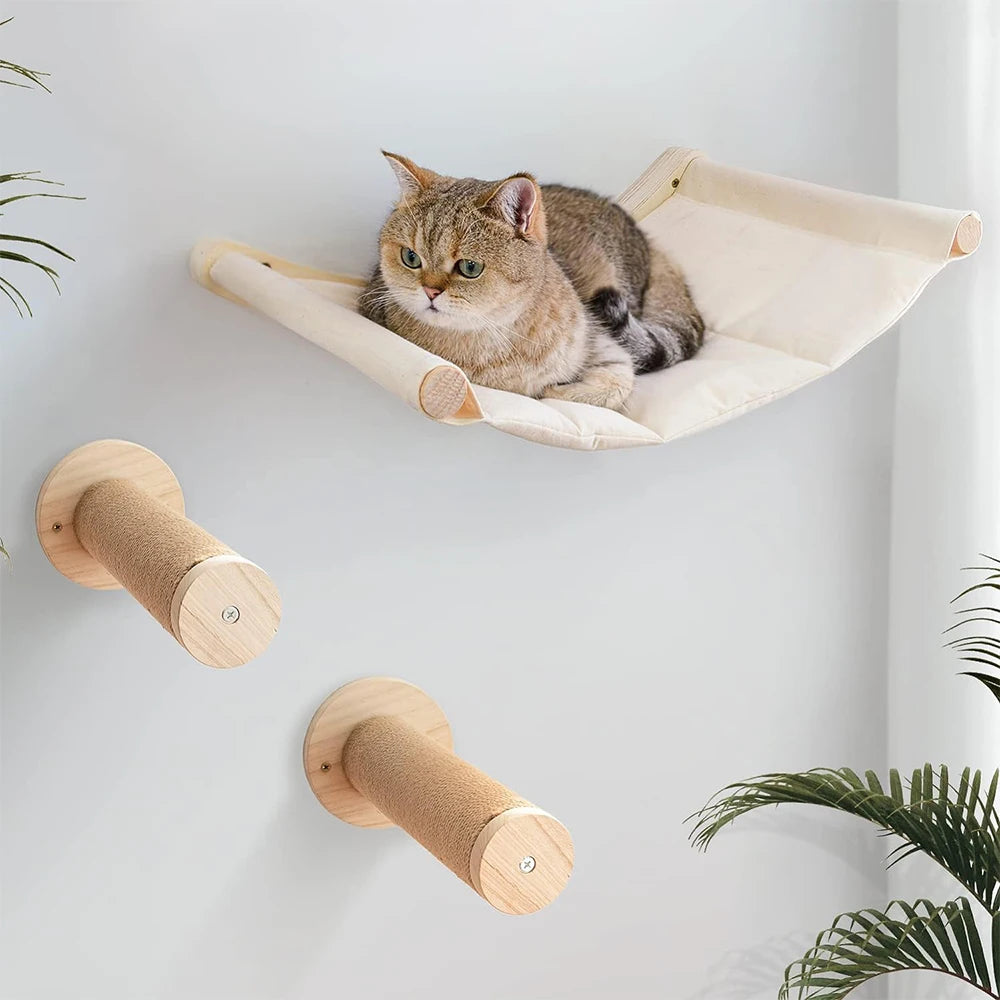 Wall-mounted Cat Climbing Bed