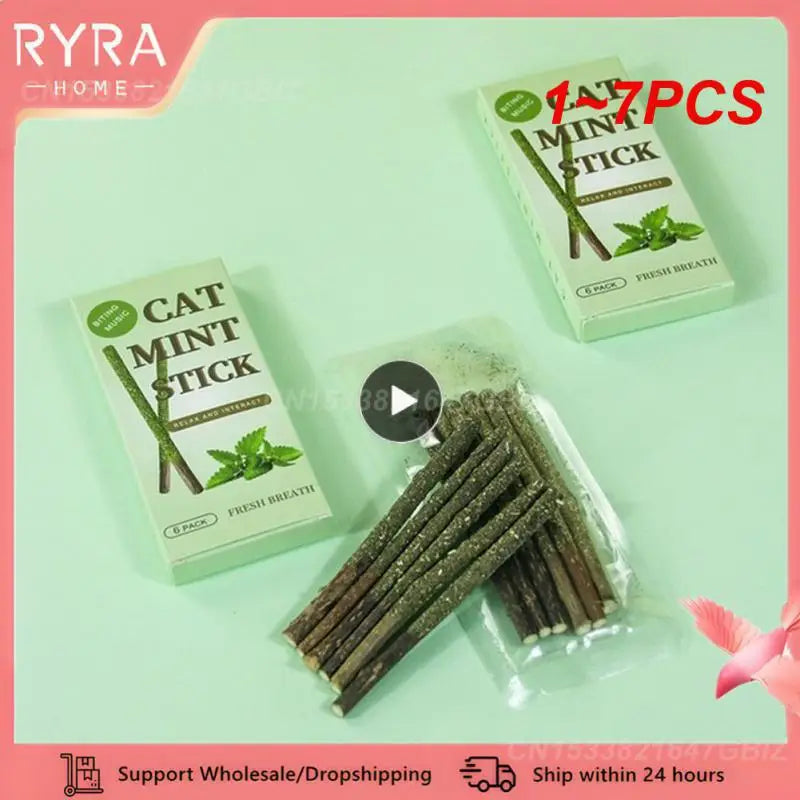 Teeth Cleaning Cat Sticks