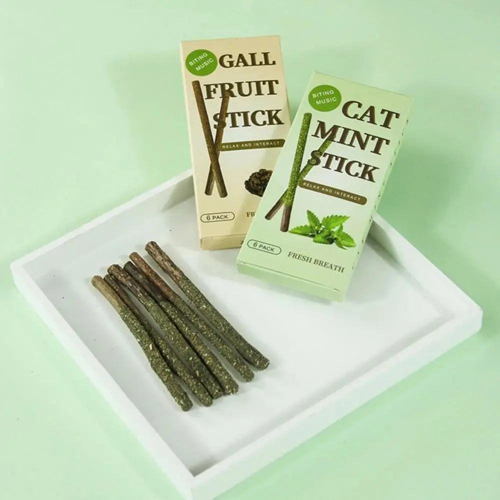 Teeth Cleaning Cat Sticks