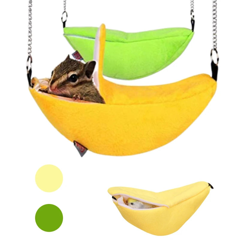 Banana Hamster Bed