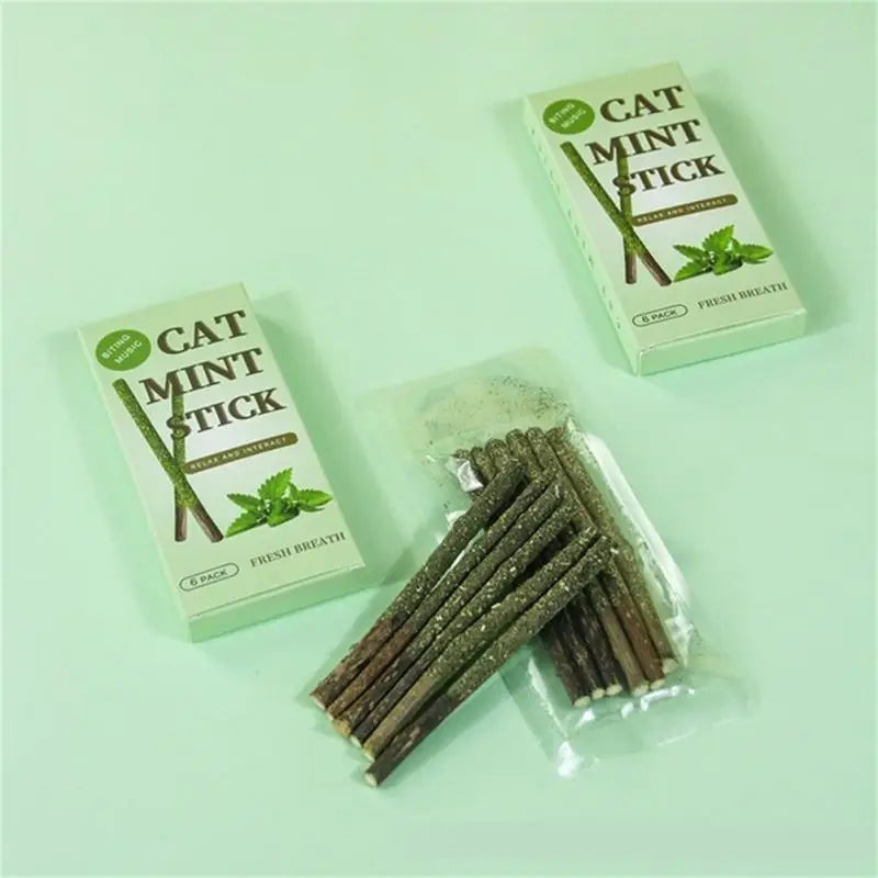 Teeth Cleaning Cat Sticks